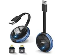 AIMIBO HDMI Wireless 4K/5.8G, Wireless TV Transmitter and Receiver Streaming Media Video Audio from Phone, DSLR, Laptop, PC, No Apps, Plug & Play HDMI Sender Receiver to HDTV, Monitor, Projector- 50M