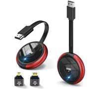 AIMIBO Wireless HDMI Extender, 4K Decoding FHD 1080P Output, Plug & Play, Supports 8 TXs to 1 RX, 165FT/50M HDMI Wireless Kit Streaming Video and Audio from Phone/Laptop/Projector/HDTV/PC/Monitor