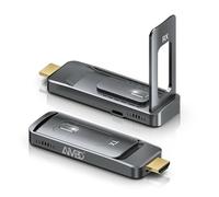 AIMIBO Wireless HDMI Transmitter and Receiver, 4K Decording/5G Wireless HDMI with Dual Antenna, Up to 8TX,1080P@60Hz, Plug & Play,165FT/50M, Stream Video & Audio for Laptop, Camera, PC, Projector, TV