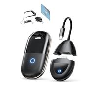 AIMIBO Wireless HDMI Transmitter and Receiver with 5000mAh Battery, Dual HDMI & USB-C Ports on TX & RX, 4K Decoding 1080P@60Hz, 50m Range Cast for Smartphone Tablet Laptop to AR Glasses TV Projector