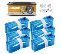 AIMIDODO 6 Pack Jumbo 26FT Refill Pet Waste Bags, Compatible with Your Genie Dog Poop Trash Can, Dog Waste Disposal for Outdoor and Indoor