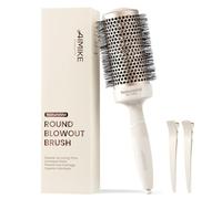 AIMIKE NaturaVol Round Brush for Blow Out, Large Round Hair Brush for Fine Hair with Nano Thermal Ceramic Tech, for Blow Drying & Styling, Adds Volume & Smoothness (2.1 Inch Barrel, 3 Inch Bristle)