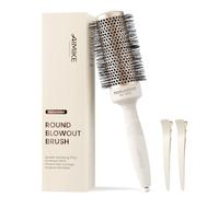 AIMIKE Round Brush for Blow Out, NaturaVol Medium Round Hair Brush for Fine Hair with Nano Thermal Ceramic Tech, for Blow Drying & Styling, Adds Volume & Smoothness (1.7 Inch Barrel, 2.5 Inch Bristle)