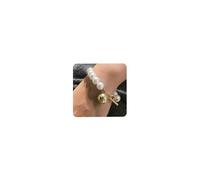 Aimimier Classic Faux Pearl Bracelet with Toggle Clasp Round Bead Bridal Cuff Wrap Bangle Prom Party Festival Statement Jewelry for Women, Adjustable, Imitation pearl, no gemstone