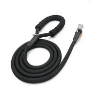 Aiminto Dog Leash, Braided Rope Traction - Walking Training Lead for Small Dogs ((3/8") x 5FT, Black)
