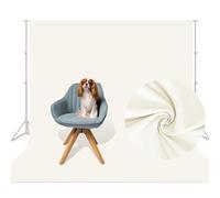 Aimosen 10x10 FT Ivory Backdrop Background for Photography Large Photo Backdrop Curtain Drapes, High Density Ivory Screen Backdrops for Portrait Photoshoot Booth Video Studio