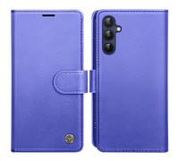 AIMOYU for Samsung Galaxy A16 5G/4G Flip Wallet Leather Case with 4 Card Slots, Kickstand, RFID Blocking, Magnetic Protective Shockproof Cover - Lake Blue