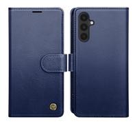 AIMOYU for Samsung Galaxy A36 5G Case, Flip Wallet Leather Phone Case with [4 Card Slots] [Kickstand] [RFID Blocking] Magnetic Protective Shockproof Cover for Samsung A36 Phone Case - Blue