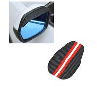 AIMQIAD Compatible with SUZUKI Swift GL 2010-2016, 2PCS Rear View Side Mirror Rain Board Eyebrow Shield Rainproof Cover Sun Visor Car Exterior Accessories,A Carbon fiber look