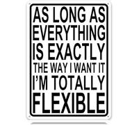 AimQurt As Long As Everything is Exactly The Way I Want It Metal Tin Sign Funny Wall Art Decor Iron Poster for Home Farmhouse Bar Cafe Pub Garage Man Cave Gifts 5.5""x8"", style-7