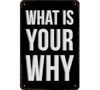 AimQurt Metal Signs What Is Your Why Vintage Tin Sign Funny Art Wall Decorations for Home Home Decor Room Door Poster Gifts Man Cave Bedroom Bar Bathroom 8""x12"", style-10