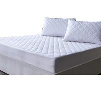 AIMS Waterproof Quilted Mattress Protector 40cm Extra Deep Fitted Cover Microfiber Quilted Topper fitted sheet Elasticated Skirts (Super King)