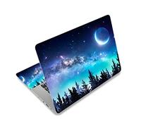 AIMSA Laptop Skin Sticker Decal, 12 13 13.3 14 15 15.4 15.6 inch Laptop Art Decal Protector Notebook Netbook PC 15.6" Universal Vinyl Cover, Forest Moon Sky