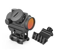 Aimsniper Red dot Sight Hunting Gun Reflex Sights Rifle Scope with Flip Up Covers and 1 Inch 20mm Riser Mount