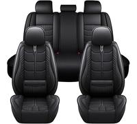 AIMXGBPS Car Seat Covers for Citroen C4 Cactus Hatchback 2014-2019, 5 Seater Covers Non Slip Breathable Protector Luxury Front And Rear Full Comfortable Accessories,Black