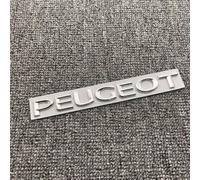AIMXGBPS Emblem Metal Badge Car Sticker Decal Car Styling Letter Accessories For Peugeot