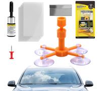 AIMXSAFO Windscreen Repair Kit,Car Windscreen Crack Repair Kit | 11PCS Car Windscreen Chip Repair Kit,Auto Windscreen Repair Kit,DIY Glass Cracked Repair Kits for All Types of Windscreen