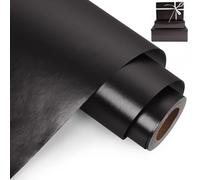 Aimyoo Black Metallic Wrapping Paper Roll - 17 Inches X 32.8 Feet, Matte Solid Black Color Paper for Birthday, Christmas, Wedding, Baby Shower, Holiday, Bridal Shower