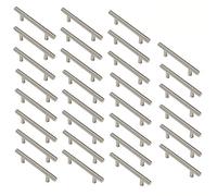 Aimyoo Cabinet Handles - Pack of 30 Stainless Steel T Bar Drawer Pulls Cupboard Knob for Kitchen Furniture Hardware (Overall Length: 6", Hole Center: 3-3/4")