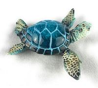 Ain’t It Nice Sea Turtle Statue Coastal Ocean Beach Decor Gifts Figurine Beach Room for Home and Office Marine Collectible Sculpture, Blue 3.5(L) 4(W) 1.25(H) Inches