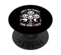 Ain´t No Family Like The One I Got Cute Panda Family PopSockets Adhesive PopGrip