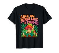Ain’t No Fungi Like a Fun-Gi Disco Mushroom Design T-Shirt
