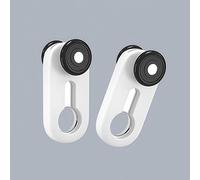 ain Trac withPulleys120pcs Mute Roller System in Black White Gray for SmoothPerfect for Home & Office ains Easy Installat