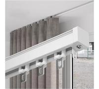 ain Track Set - 1m//4m/6m Aluminum Alloy Ceiling ain Rails Ideal for Living Room & Bedroom Versatile ain Pole System
