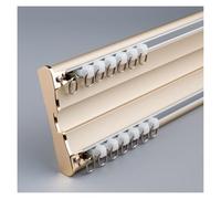 ain Track System Double Rail Room Divider Aluminum Alloy Quiet Sliders 560cm d Ideal for and ains Easy Installat