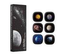 Ainael Galaxy Projector Disc - Ultra HD Projector Slide, Compatible with Ainael Galaxy Projectors and Model SKE-TKQ01 & BL-DQY02 Projectors - 6 Disc Set (Solar System)