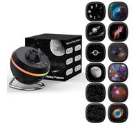 Ainael Galaxy Projector, Plug and Play HD Star Projector Planetarium Space Projection with Meteor and 13 Discs, Starry Sky Night Light for Bedroom Ceiling Decor Kids Adults Birthday Christmas Gift