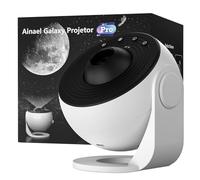 Ainael Galaxy Projector, Star Projector for Bedroom with 3 HD Glass Slides Home Planetarium Starry Sky Night Light for Kids Adults, Space Ceiling Projectors for Home Decor Christmas Gifts