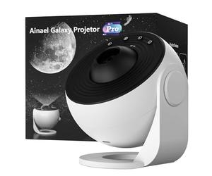 Ainael Galaxy Projector, Star Projectors Home Planetarium Space Ceiling Starry Sky Night Light with 3 HD Glass Slides, Galaxy Projector Pro for Kid Adult Bedroom Birthday Gift