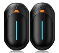 AINAHYVA AI 2 Pack Rechargeable Electric Hand Warmer with 6000mAh Battery, 20 Hours Portable Heater, Gift for Christmas, Hunting, Skiing, Hiking, Camping, Fishing