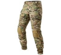 Aineeba G3 Combat Trousers with Knee Pads,Men's Military Tactical Camouflage Trousers, Multi-Pocket Rip-Stop Hunting Hiking, Multi-camo, 32W x 31L