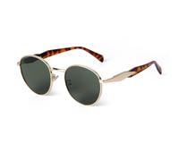 AINEZI Vintage Oval Sunglasses Women Men Metal Uv400 Shades Luxury