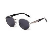 AINEZI Vintage Oval Sunglasses Women Men Metal Uv400 Shades Luxury(5)