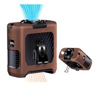AINFTIME 2025 Portable Waist Clip Body Fan 10000mAh Personal Wearable 6-40H Powerful Outdoor (10000mAh / Deep Brown)