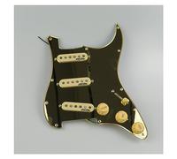 Ainico 5 Pickups Guitar Pickups SSS Single Coil Guitar Pickups Loaded Prewired Pickguard Guitar Parts Replace (Color : 19)