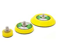 ainih 1/2/3 Inch Sanding Disc Sander Backing Pad for Air Polisher Hook & Loop Back Plate Abrasive Grinding Tool M6 & 5/16 * 24T