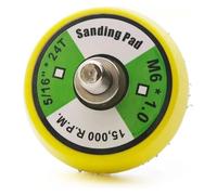 ainih 1/2/3 Inch Sanding Disc Sander Backing Pad for Air Polisher Hook & Loop Back Plate Abrasive Grinding Tool M6 & 5/16 * 24T