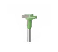 ainih 1-4PCS Set 8mm Shank T-Slot Router Bit Straight Edge Slotting Milling Cutter Cutting for Wood Woodworking Handle