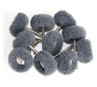 ainih 1" Wool Felt Grinding Sanding Head Abrasive Buffing Wheel 2.35/3mm Shank Cotton Thread Polishing Mini Brush