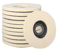 ainih 100/115/125mm Wool Polishing Wheel Buffing Pads Angle Grinder Felt Disc for Metal Marble Glass Ceramics