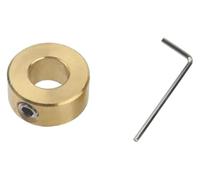 ainih 3-12mm Drill Bit Tools Brass Depth Stop Collars Ring Positioner Ring with Hex Wrench for Woodworking Drill Bit Locator Tools