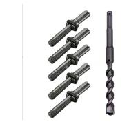 ainih 5+1PCS Rock Splitting Wedges and Rotary Hammer Drill Bit Wedge and Feather Shims Stone Splitter Tools for Granites Concretes