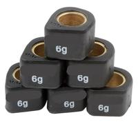 ainih 6PC Racing Variator Sliding Set 15x12mm 6g 6.5g 7g 8g Compatible With JOG50 JOG90 BWS50 Aerox50 Neos100 1PE40QMB 2-Stroke Engine