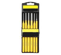 ainih 6pcs Chisel Cone Punch Cylinder Punch Center Punch Chisel Woodworking Drill Chisel Hole Cetre Punching for Pins Metal Stone