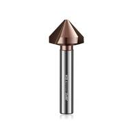 ainih Tungsten Steel Carbide 90-Degrees Chamfering Cutter 4.5mm-35.0mm Containing Cobaltbit Countersunk Drill Bit 3-Flutes
