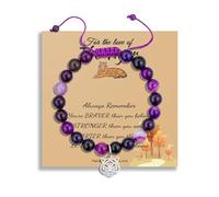 AINILOVE Animal Bracelets Gifts for Women Teens Snail Monkey Wolf Deer Charm Bracelet Nauture Stone Animal Lover Gifts for Birthday Valentine's Day Christmas Back to School Gifts for Daughter
